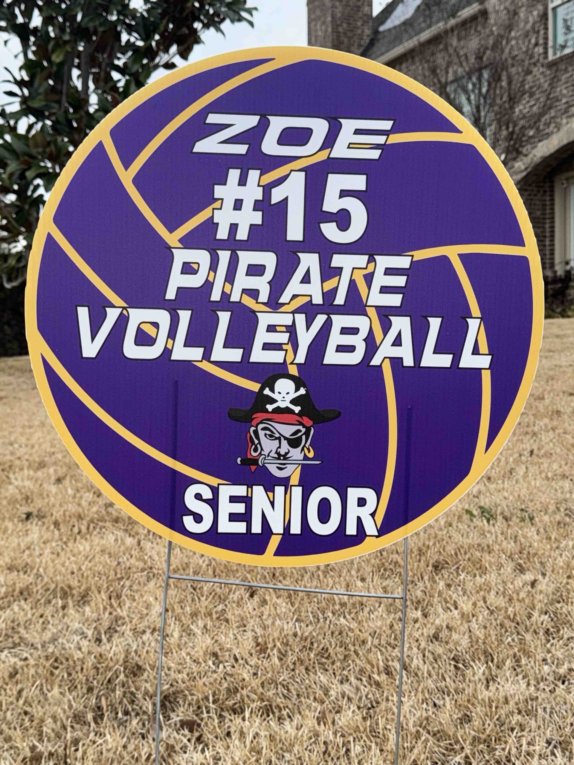 Custom Die-Cut Yard Sign