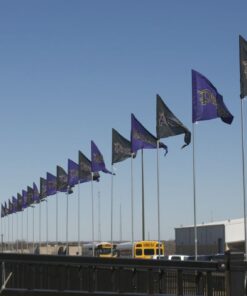 3'x5' Pennant Shaped Stadium Flags
